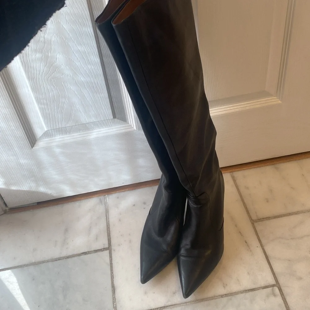 Zara Leather Boots